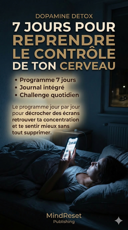Dopamine détox : 7 jours pour se recentrer
